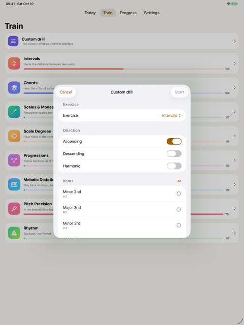 Focus on one thing · iPad: Choose the sounds you want to work on.