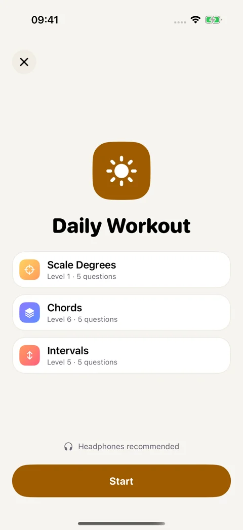 A workout made for today: Three short blocks for focused daily practice.